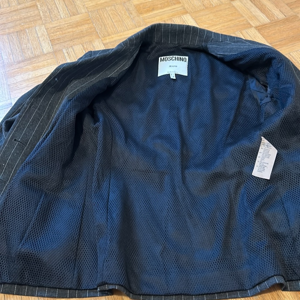 Moschino.  Pinstripe Women's Blazer - Picture 13 of 16